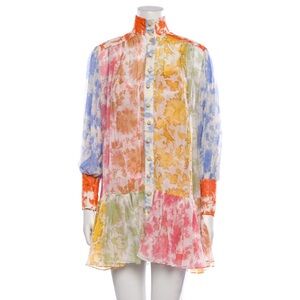 Zimmermann Floral Print Mini Dress